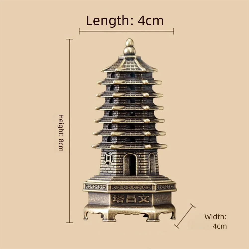 Chinese Style Incense Burner Zinc Alloy Vertical Indoor Aromatherapy Good Symbolism Accessories Incense Burning Gifts