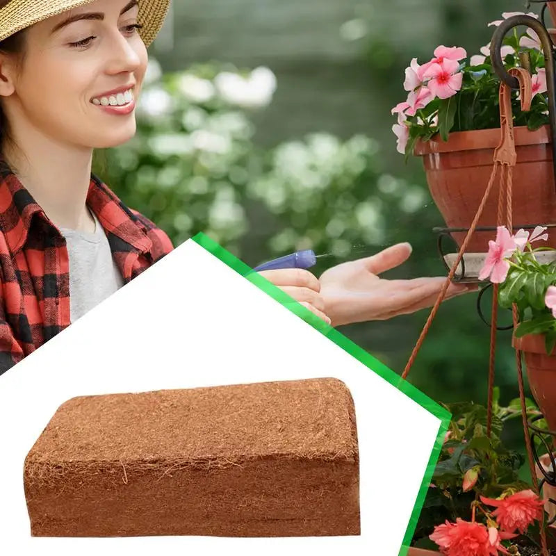 Coco Peat For Plants Coco Soil Coir Brick Substrate Compressed Soil Coco Fiber Husk Potting Mix Substrate Potting Soil For