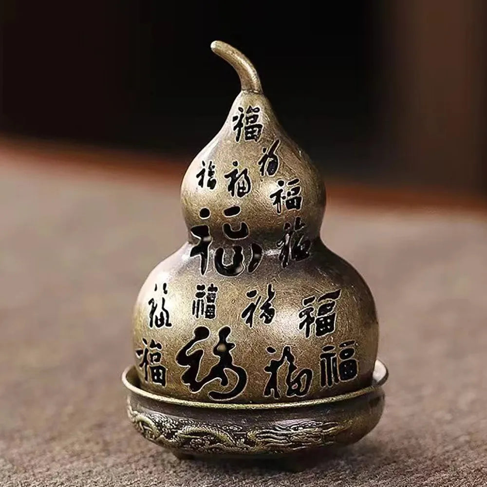 Chinese Style Incense Burner Zinc Alloy Vertical Indoor Aromatherapy Good Symbolism Accessories Incense Burning Gifts