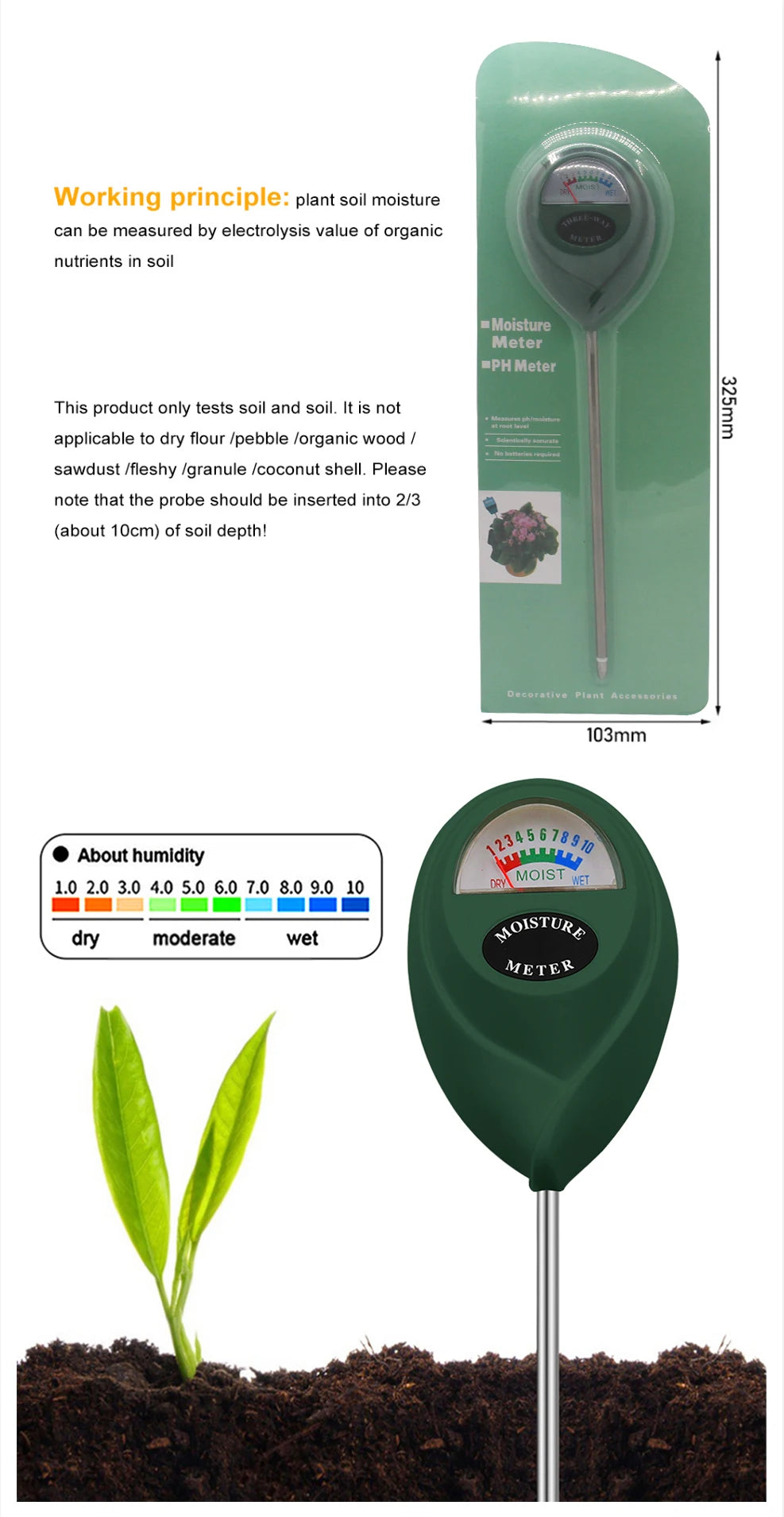 Soil Moisture Meter A Measuring Tool for Home Gardening