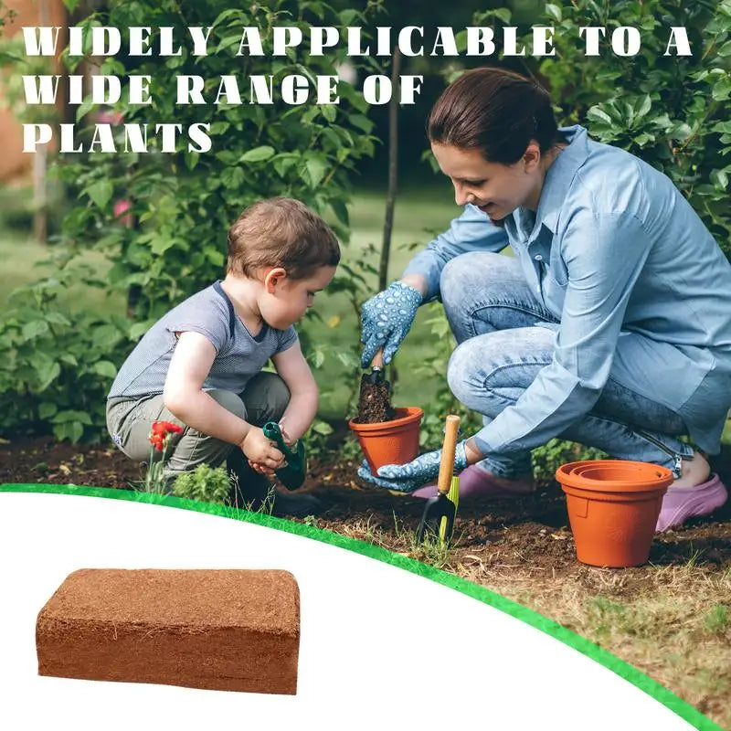 Coco Peat For Plants Coco Soil Coir Brick Substrate Compressed Soil Coco Fiber Husk Potting Mix Substrate Potting Soil For