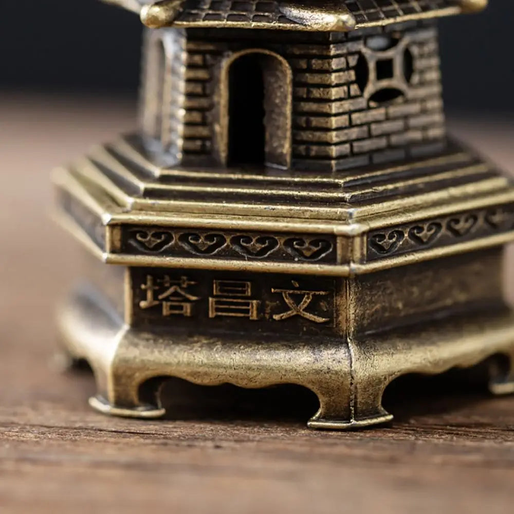 Chinese Style Incense Burner Zinc Alloy Vertical Indoor Aromatherapy Good Symbolism Accessories Incense Burning Gifts