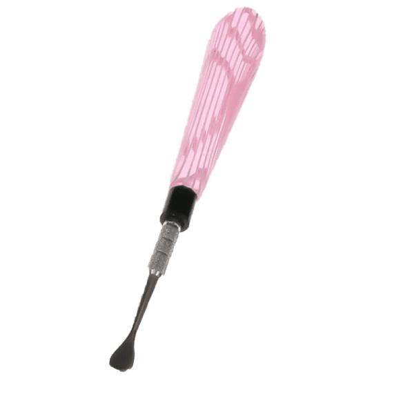 5" Busy Line Glass Handle  Stainless Steel Tool [SMKZ155]