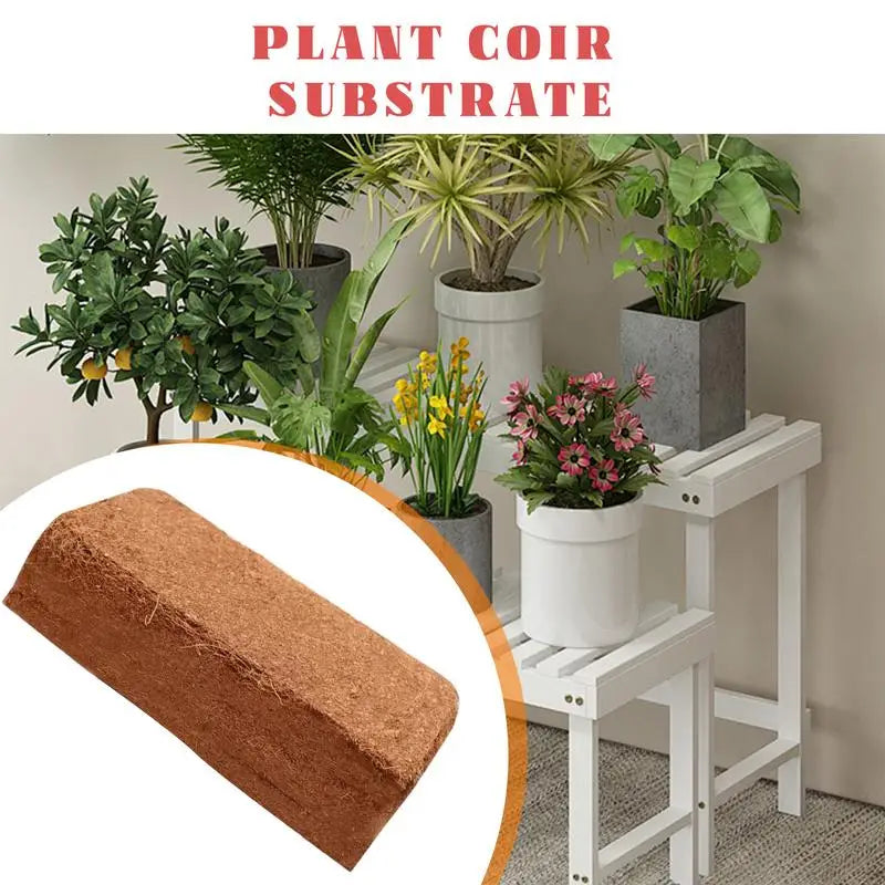 Coco Peat For Plants Coco Soil Coir Brick Substrate Compressed Soil Coco Fiber Husk Potting Mix Substrate Potting Soil For
