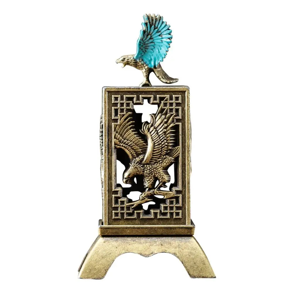 Chinese Style Incense Burner Zinc Alloy Vertical Indoor Aromatherapy Good Symbolism Accessories Incense Burning Gifts