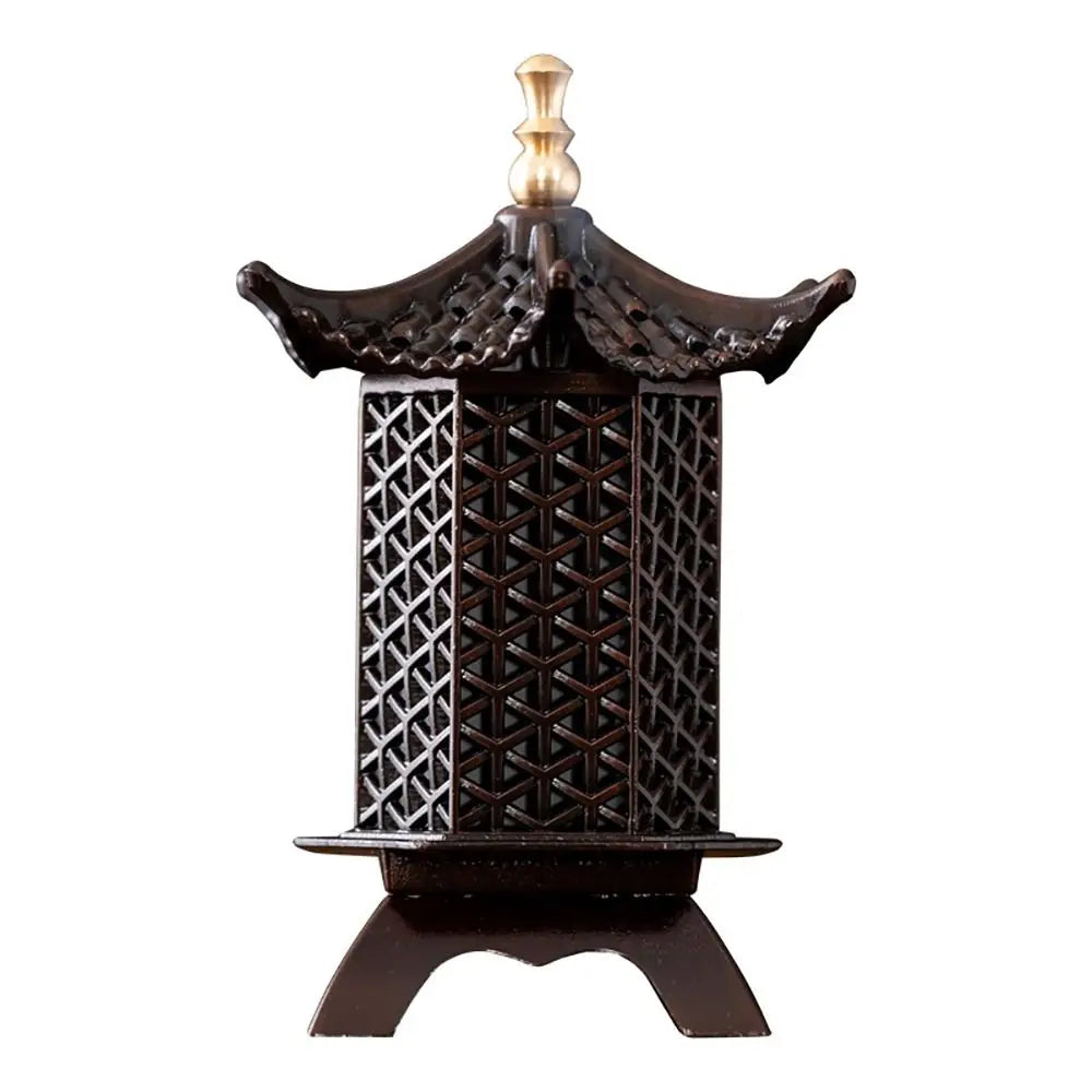 Chinese Style Incense Burner Zinc Alloy Vertical Indoor Aromatherapy Good Symbolism Accessories Incense Burning Gifts