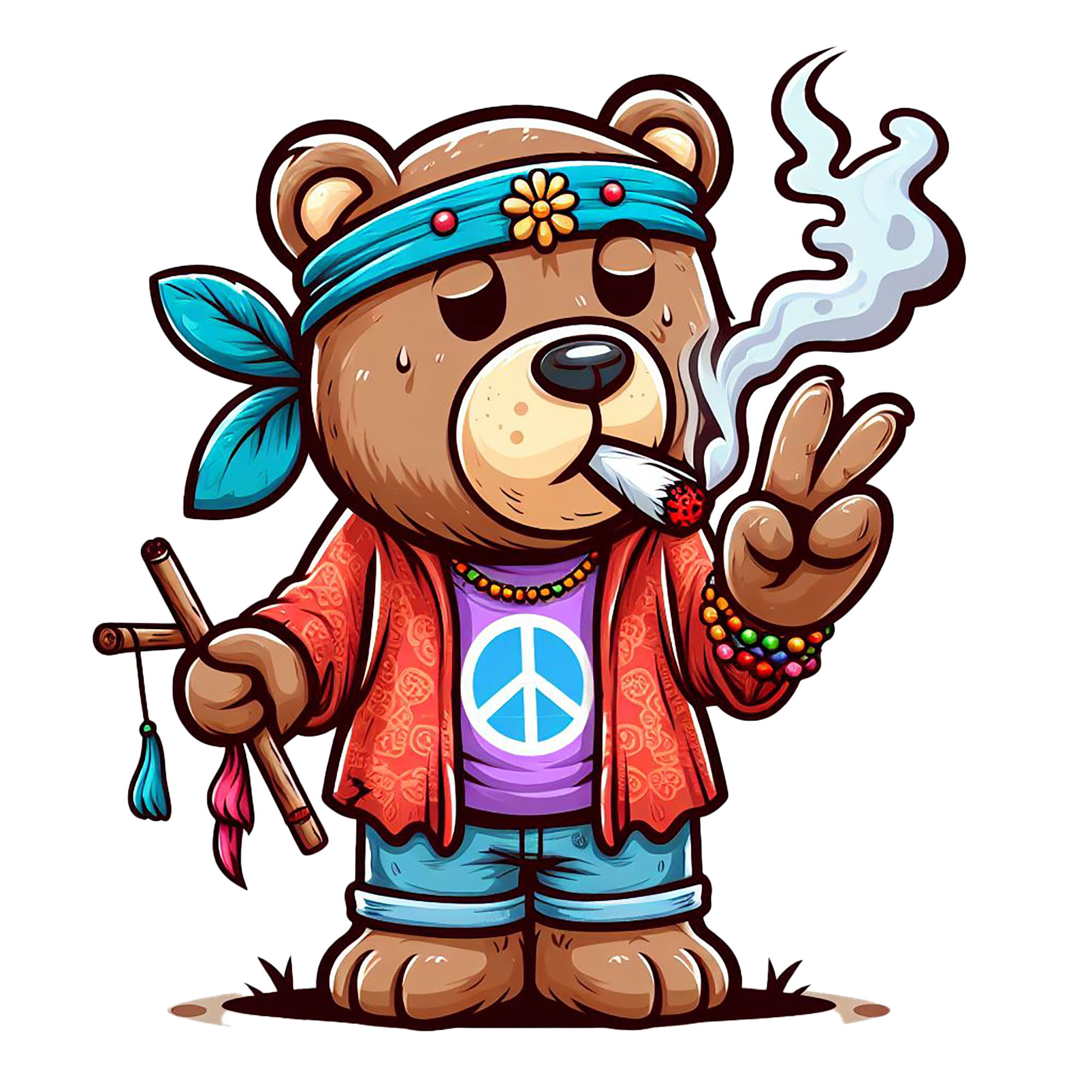The Dopest Smoker Sticker Pack – 12 Digital Graphics