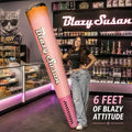 Blazy Susan Pink 6  Inflatable Rolling Paper pool float