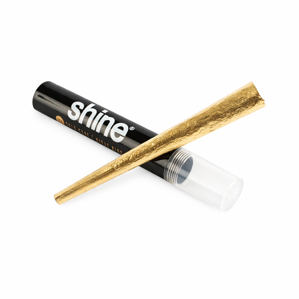 Shine | 24K Gold King Size Cone -12 Packs