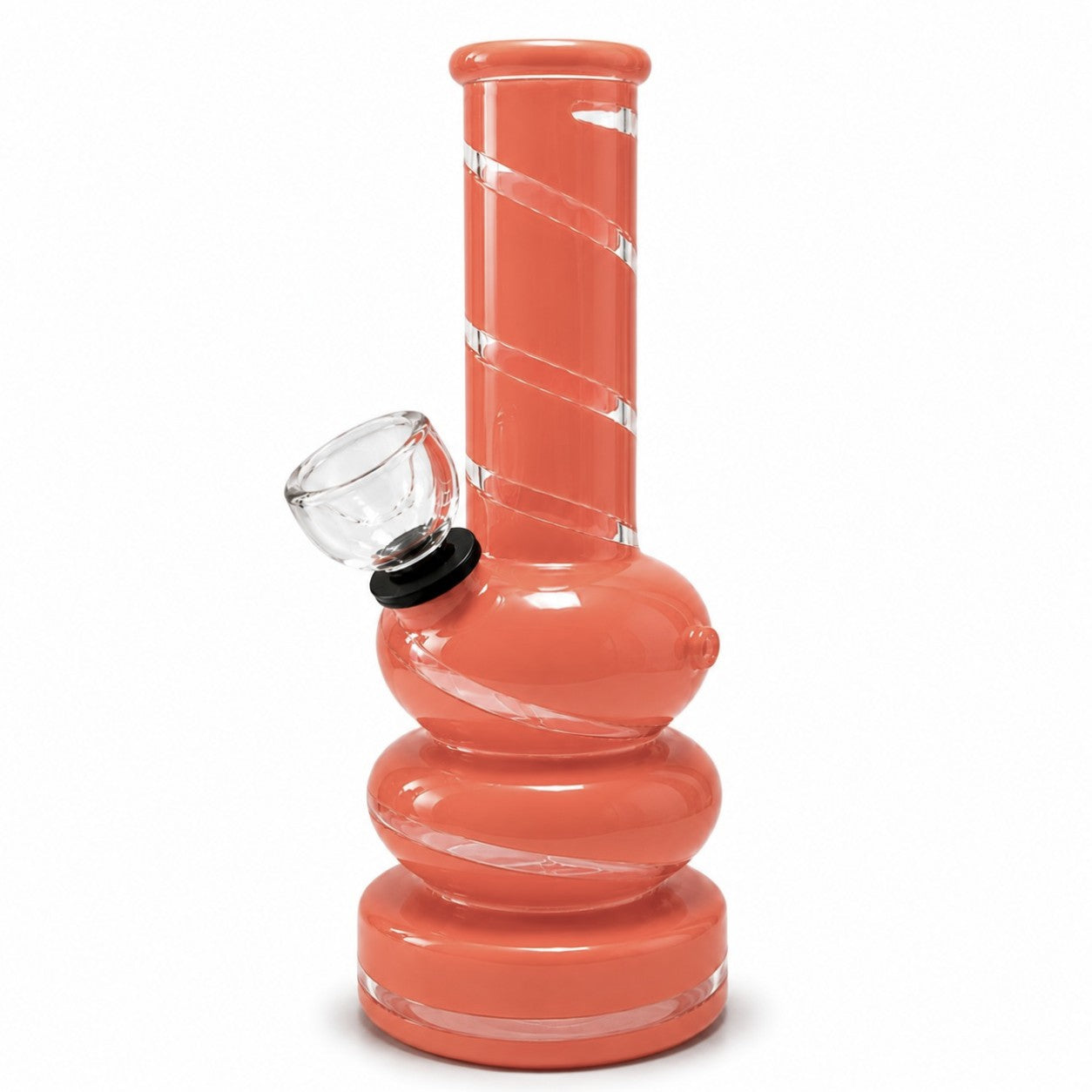 6" Colored Glass Bubble Waterpipe