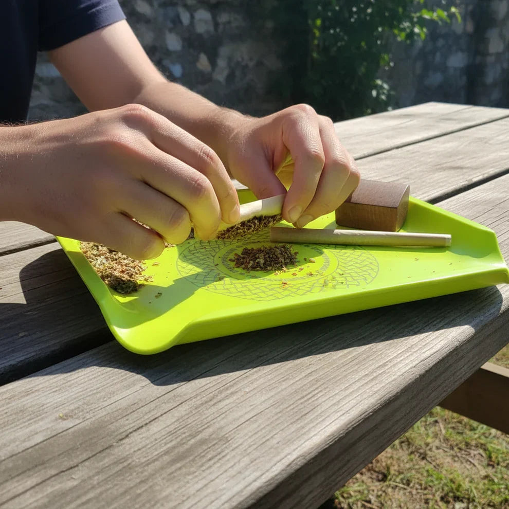 TBBC Acrylic NEON Rolling Tray | Durable | Easy-Clean | Wholesale Bulk