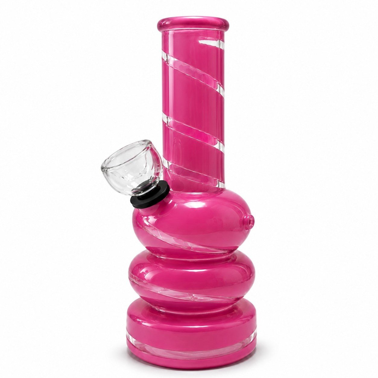 6" Colored Glass Bubble Waterpipe