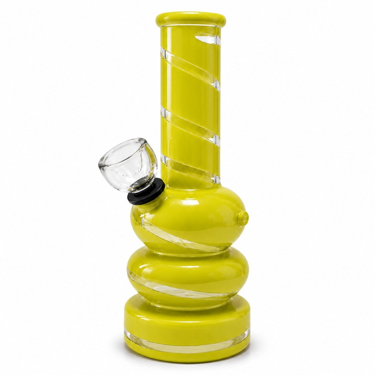 6" Colored Glass Bubble Waterpipe